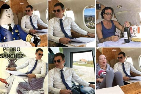 Los mejores memes de Pedro Sánchez a bordo de un avión ...