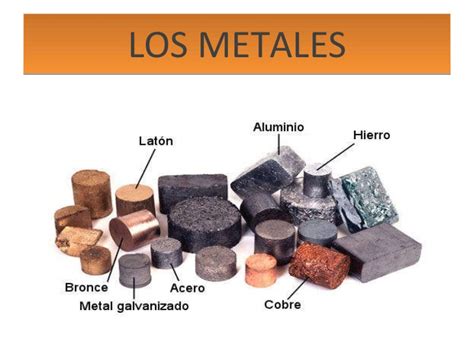 Los metales  ferrosos y no ferrosos