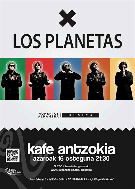 Los Planetas  ENTRADAS AGOTADAS    Kafe Antzokia