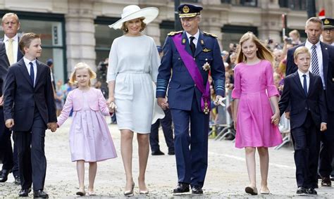Los Reyes de Bélgica celebran en familia el Día Nacional ...