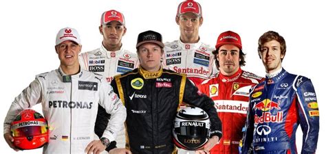 Los seis Campeones del Mundo de F1 compitiendo en 2012 ...