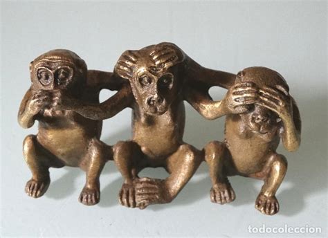 los tres monos sabios   bronce  macizo    Comprar Figuras ...
