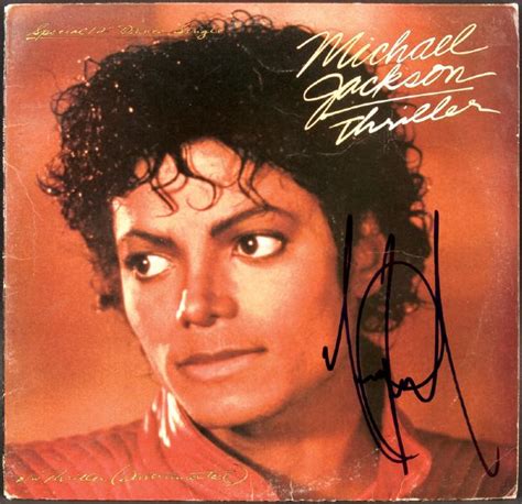Lot Detail   Michael Jackson Signed  Thriller  Single Album