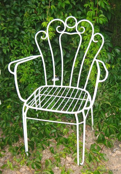 lote de 4 sillas diseño jardin hierro miticas s   Comprar ...