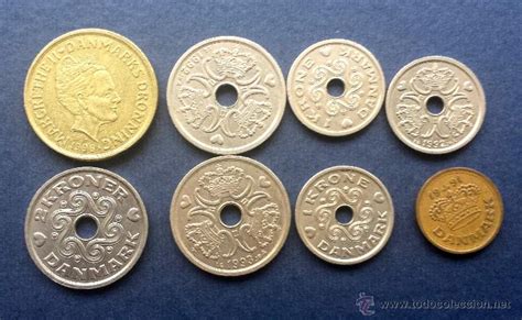 lote de 8 monedas danesas corona  krone  corona   Comprar ...