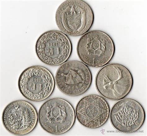 lote de monedas de plata de distintos paises   Comprar ...