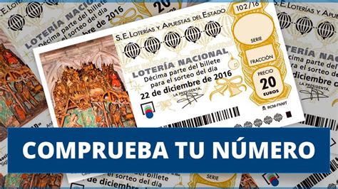 Lotería de Navidad 2016: Comprobar décimos y números premiados