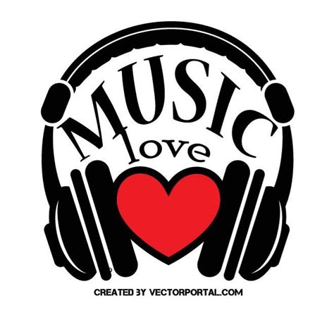 LOVE FOR MUSIC   Download at Vectorportal