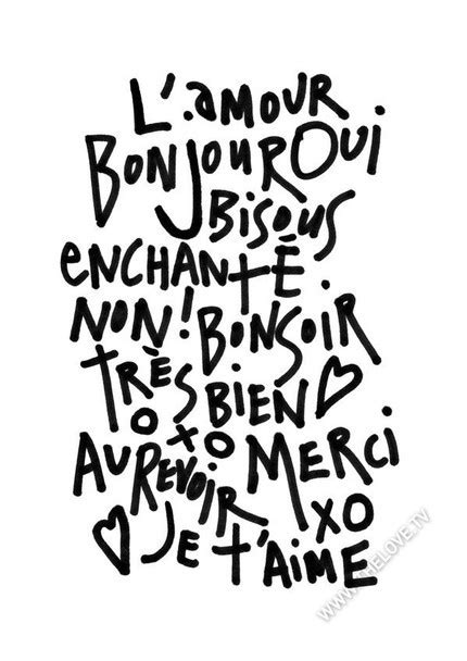 Love French words pinned with Bazaart | fun pics | Pinterest