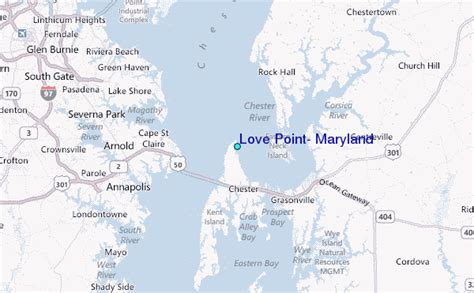 Love Point, Maryland Tide Station Location Guide