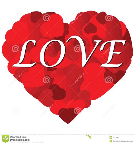 Loving Hearts Stock Images   Image: 7670694