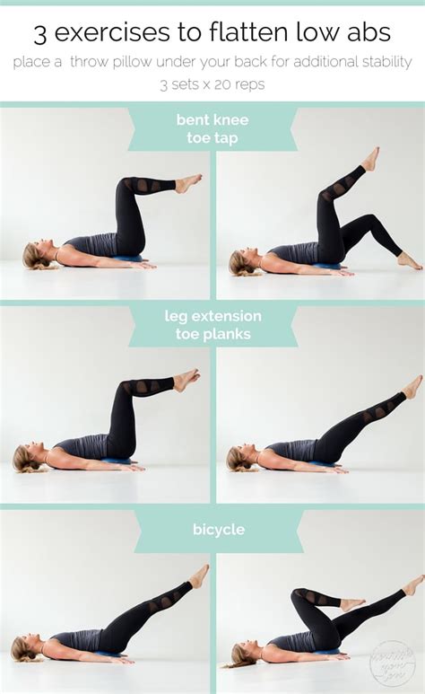 Lower Ab Exercises For Flat, Toned Stomach | Nourish Move Love