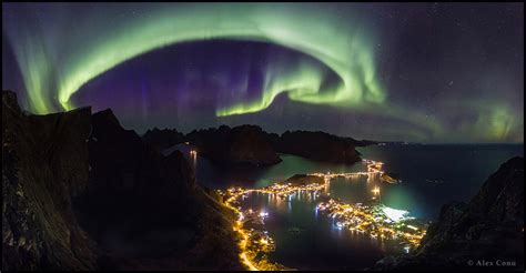 Luces del norte sobre Lofoten | Imagen astronomía diaria ...