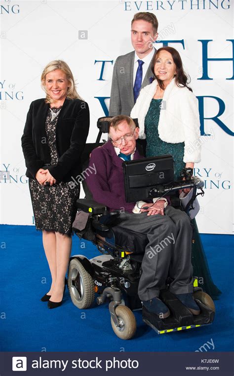 Lucy Hawking, Jane Hawking and Stephen Hawking. UK film ...