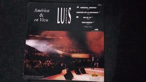 Luis Miguel America & En Vivo Lp Vinilo Bolero Balada Pop ...