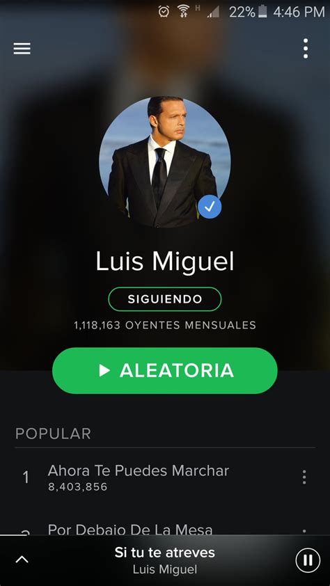 Luis Miguel on Twitter:  Escucha a Luis Miguel en la ...