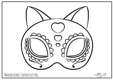 Lujo Dibujos De Caras De Gatos Para Colorear