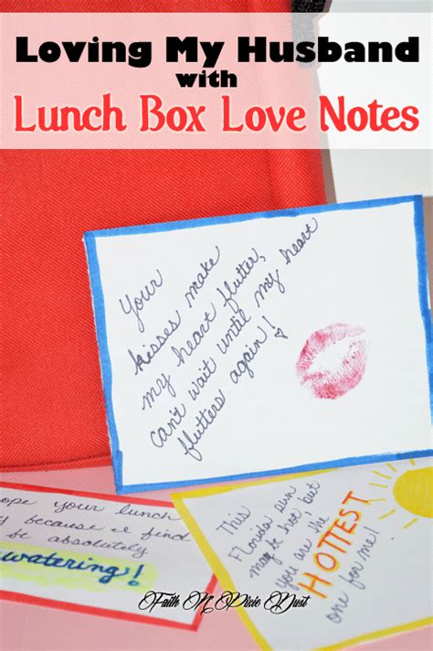 Lunch Box Love Notes | Not Just for Kids