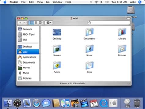 Mac OS X Tiger   Copro