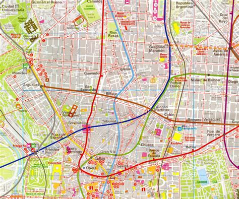 Madrid Map   Detailed City and Metro Maps of Madrid for ...
