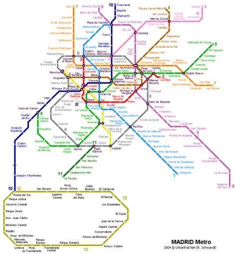 Madrid metro map | Urban Planning/Public transit | Pinterest