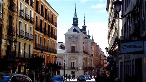 Madrid, Spain: Calle Mayor, the main street in the old ...