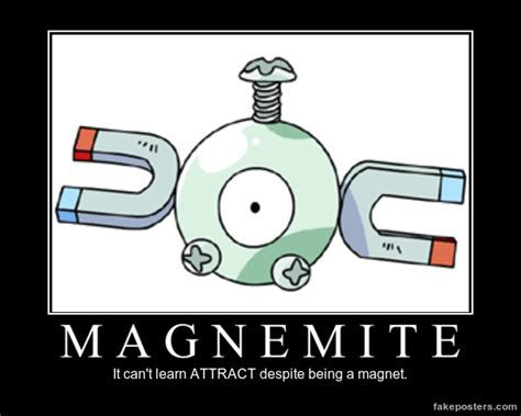 Magnemite can t learn ATTRACT | Pokémon | Know Your Meme