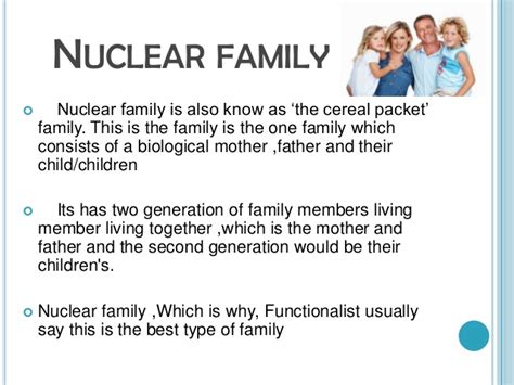 Main types of family in uk
