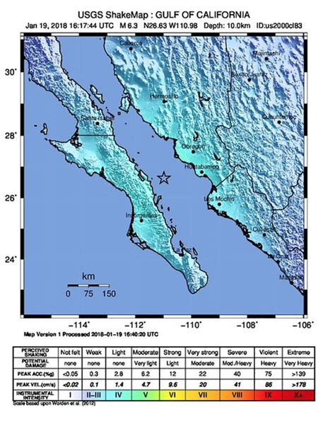 Major 6.5 magnitude earthquake rocks Mexico coast close to ...