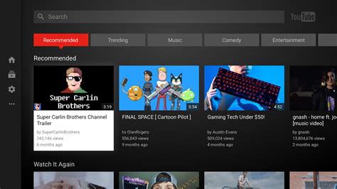 Major update to the YouTube app for Android TV   Google ...