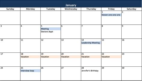 Make a 2017 Calendar in Excel  includes free template