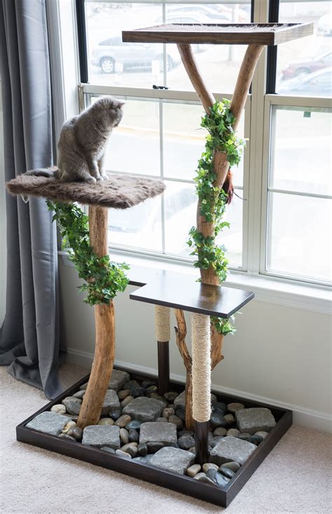 Make a Cat Tree Using Real Branches // My Amazing DIY Cat Tree