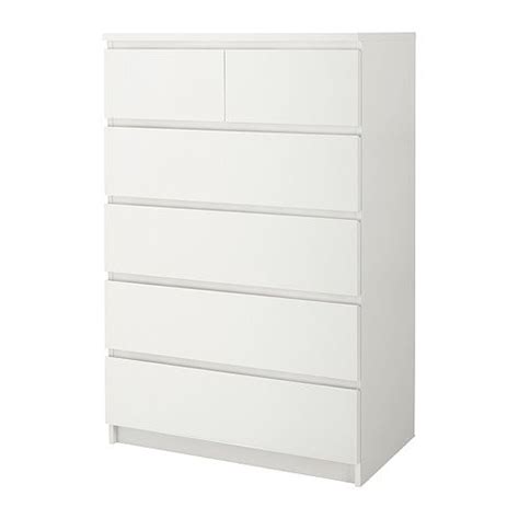 MALM Chest of 6 drawers white IKEA