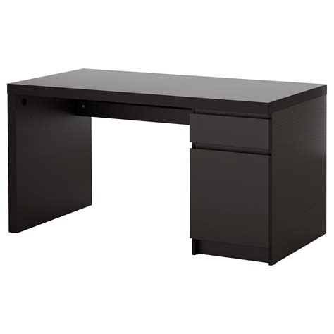 MALM Desk Black brown 140x65 cm   IKEA
