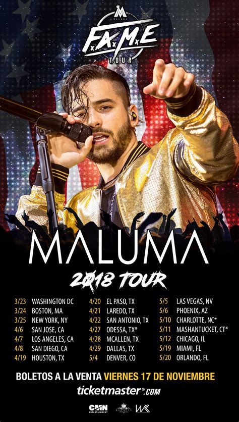 Maluma anuncia su segunda gira por Estados Unidos ...