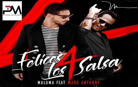 Maluma feat Marc Anthony   Felices Los 4  salsa version ...