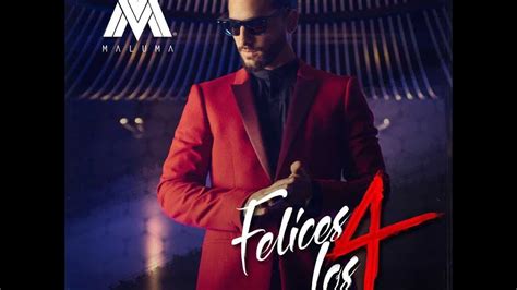 Maluma Felices los 4  Official Audio    YouTube
