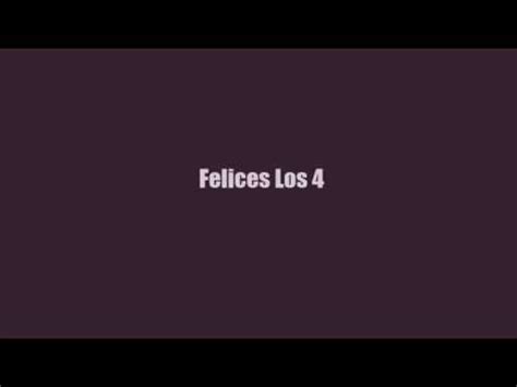 Maluma felices los cuatro  2017  letra   YouTube