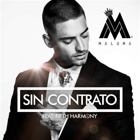 Maluma: Sin contrato, la portada de la cancin