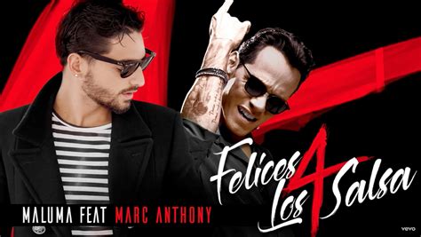 Maluma y Marc Anthony estrenaron ‘Felices los cuatro’ en ...