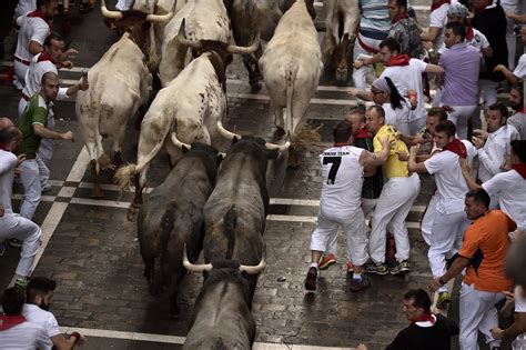 Man dies from bull run goring in Spain; two others gored ...