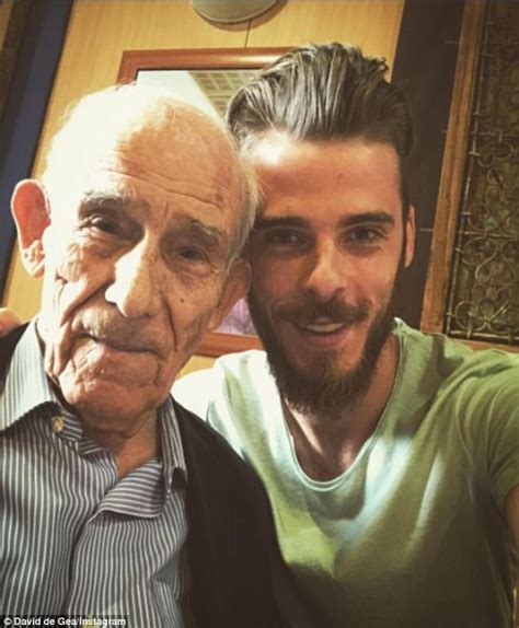Man Utd: De Gea wishes his grandfather happy 90th birthday ...