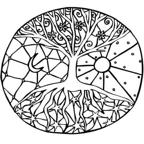 Mandalas con árboles de la vida: Diseños y tatuajes | Mandalas