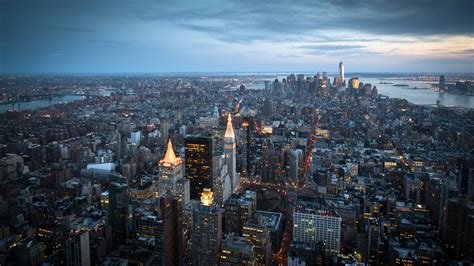 Manhattan New York City Skyscrapers Wallpaper