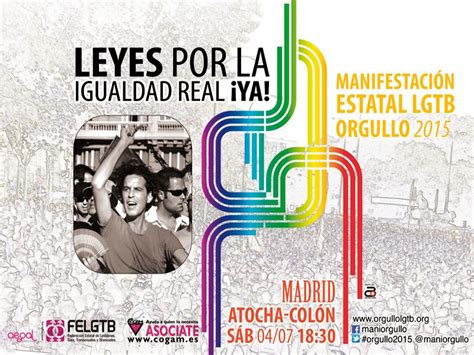 Manifestación Estatal LGTB Orgullo 2015 | Atocha Colón ...