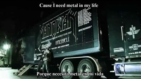 Manowar Die For Metal Subtitulado al Español with Lyrics ...