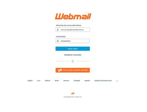 Manual de webmail seostar