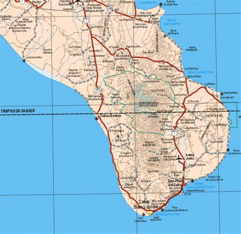 Map California Baja