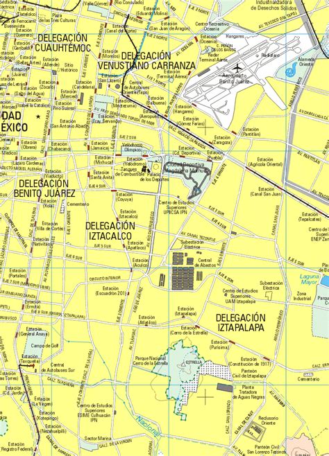 Map De Mexico Distrito Federal | Rachael Edwards