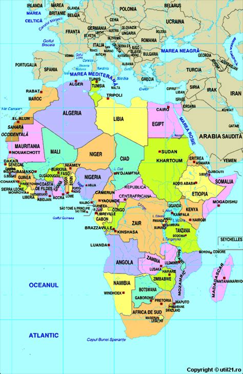 Map of Africa, maps, worl atlas, Africa map, online maps ...